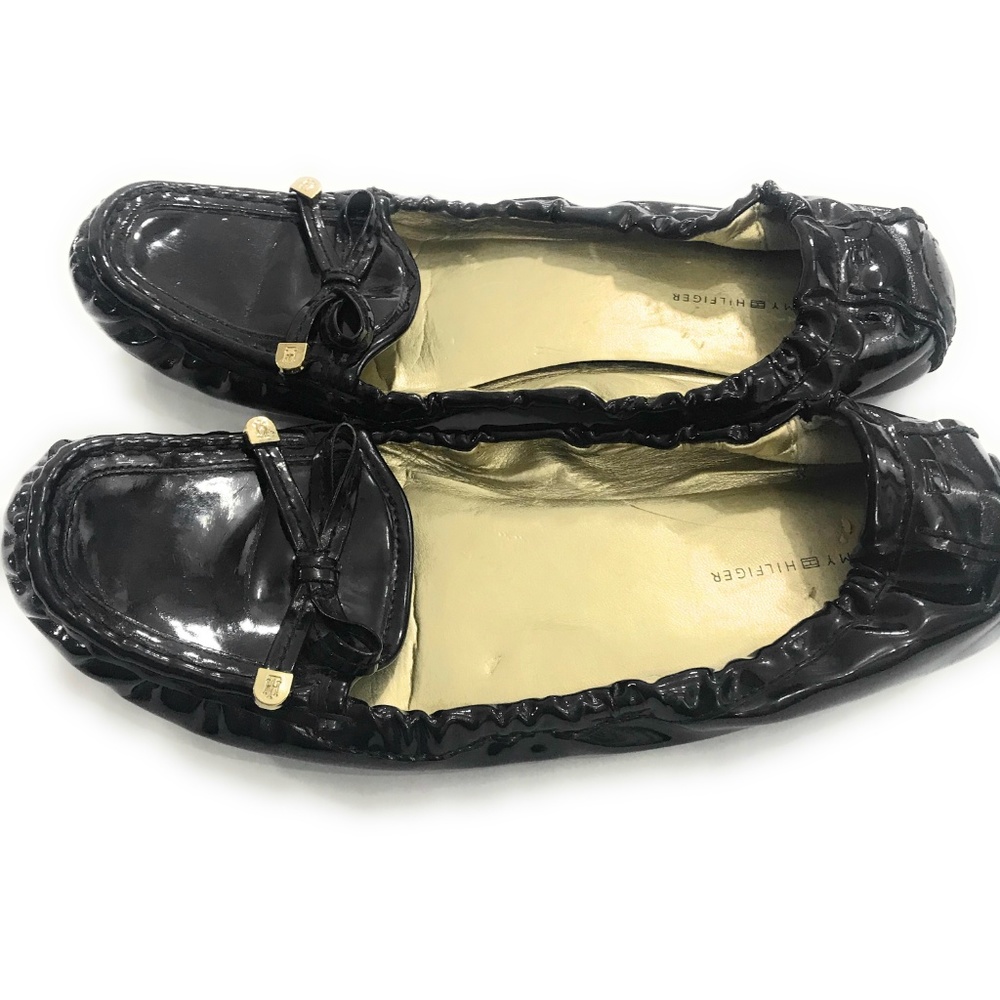 (Sold) Tommy Hilfiger Patent Leather Flats, 10 M - Picture 4 of 7
